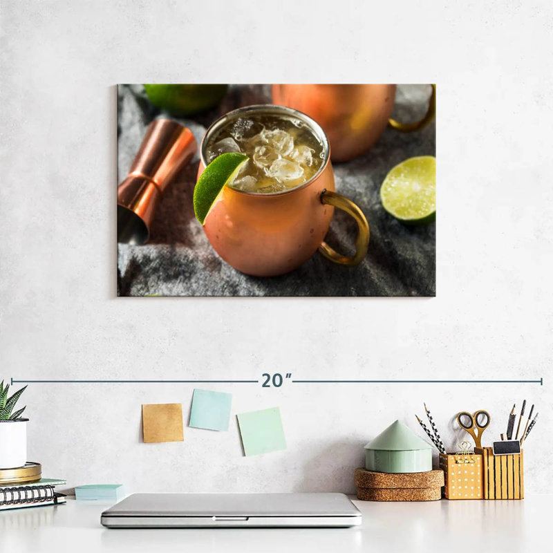 Yarlin Kentucky Mule Cocktail, 8" H x 12" W