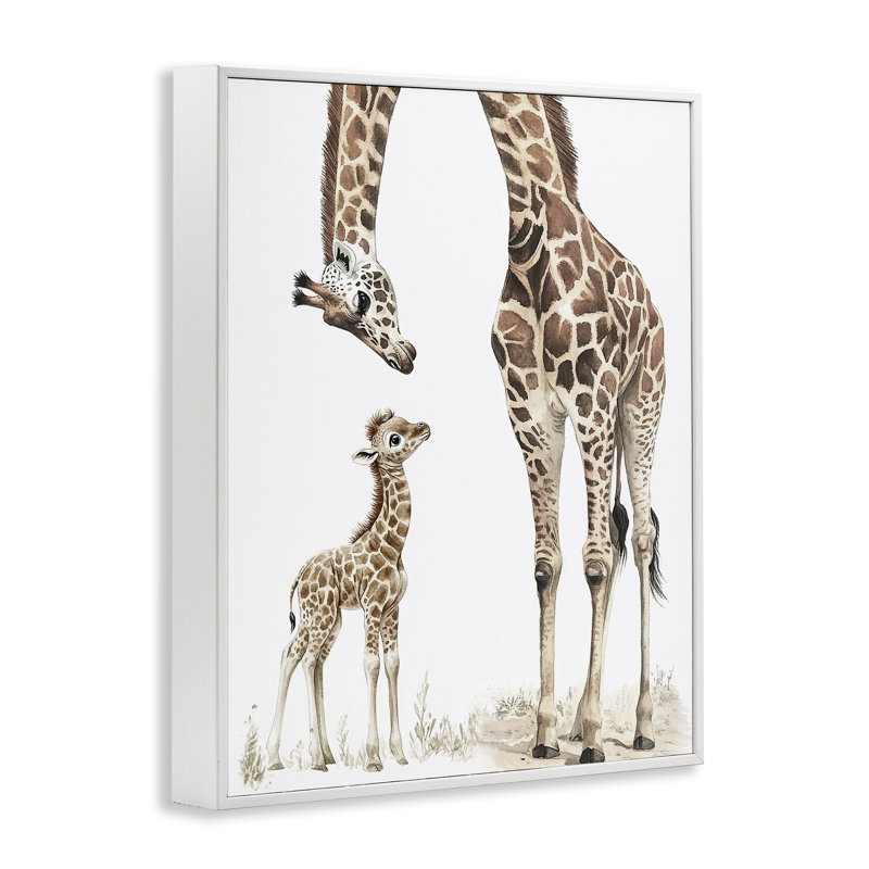 «Baby Giraffe Calf», estampe numérique, design par Ramona Murdock, H 14 po x l 11 po