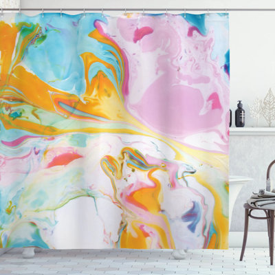 Apartment Shower Curtain with Hooks Included