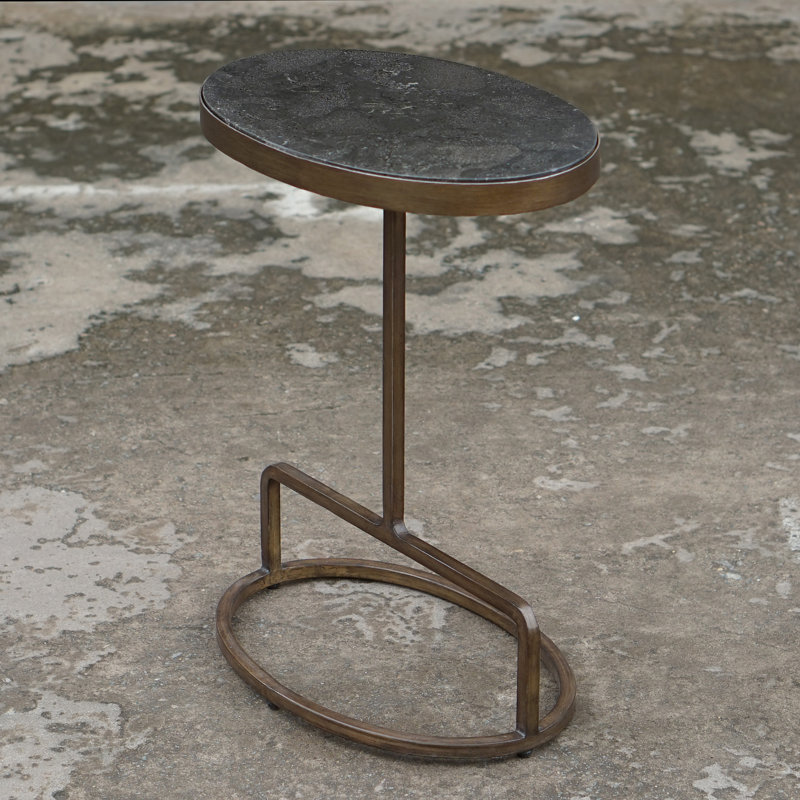 Schauer Stone Top End Table