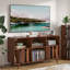 Grand support de tourne-disque, support de rangement de disques, table de tourne-disque avec prise de courant, support de tourne-disque de rangement de disques, armoire de tourne-disque pour chambre à coucher, salon, bureau-1292861859