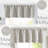 Linen Striped Valance for Windows Farmhouse Double Layered Valance for Kitchen Bathroom RV Rod Pocket-2096799197