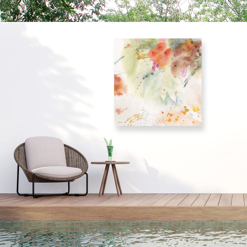 Garden Fiesta - Impression sur toile tendue, H 14 po x l 14 po