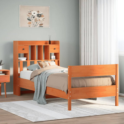 Rouidate Solid Wood Bed