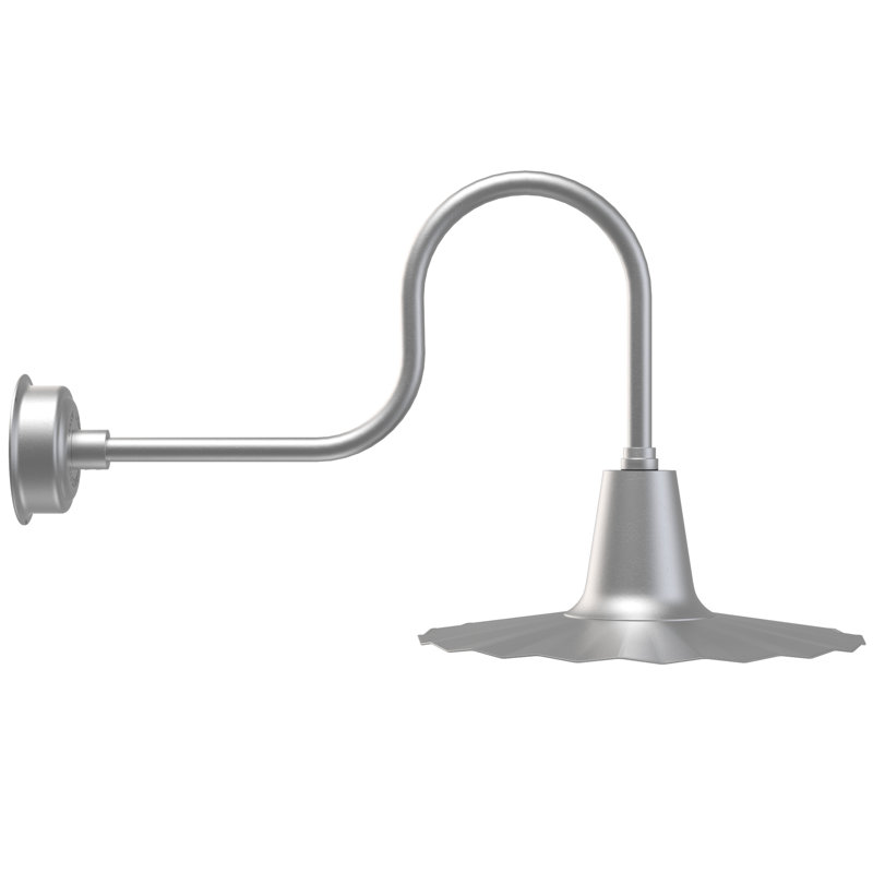 Luminaire de grange d’extérieur Iris, H 7,5 po x l 20 po x P 20 po