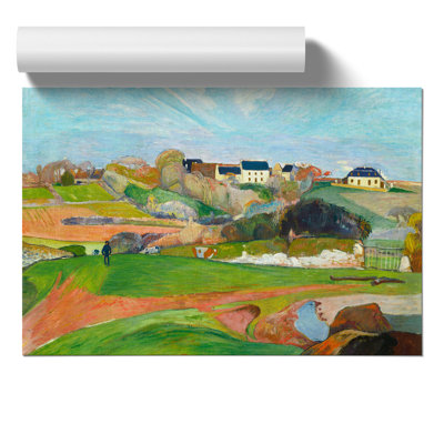 Landscape At Le Pouldu by Paul Gauguin - No Frame Painting