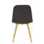 Chaise de salle à manger avec pieds à transfert de chaleur, ensemble de 2