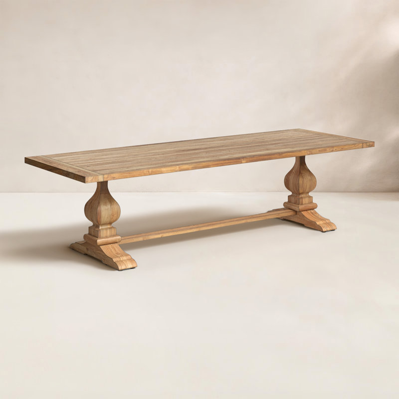 Novell Outdoor Dining Table-111"-Natural