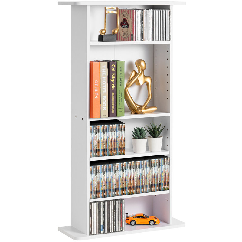 Wood 3'' H Media Shelves, White