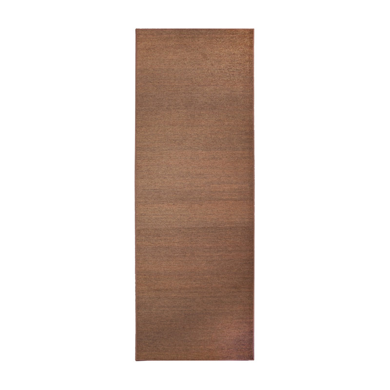 Espresso Easy-Care Flat Woven Washable Runner Rug 2.5x7