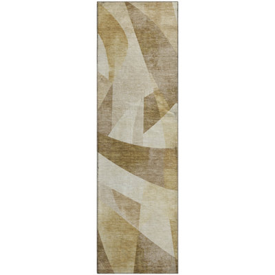 Premium Machine Washable Bitteridge AMF1836 Swirls Rug