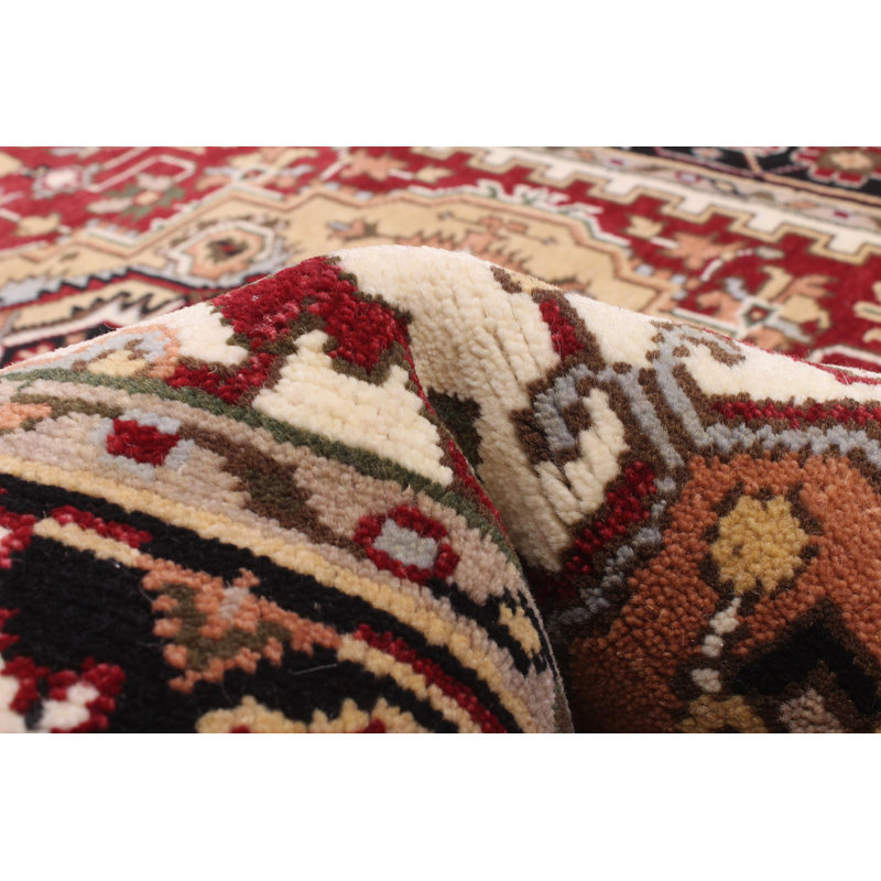 One-of-a-Kind 4'2" X 6' New Age Wool Area Rug in