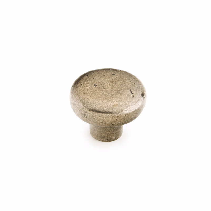 Mountain Bronze Round Knob, Italian Nickel