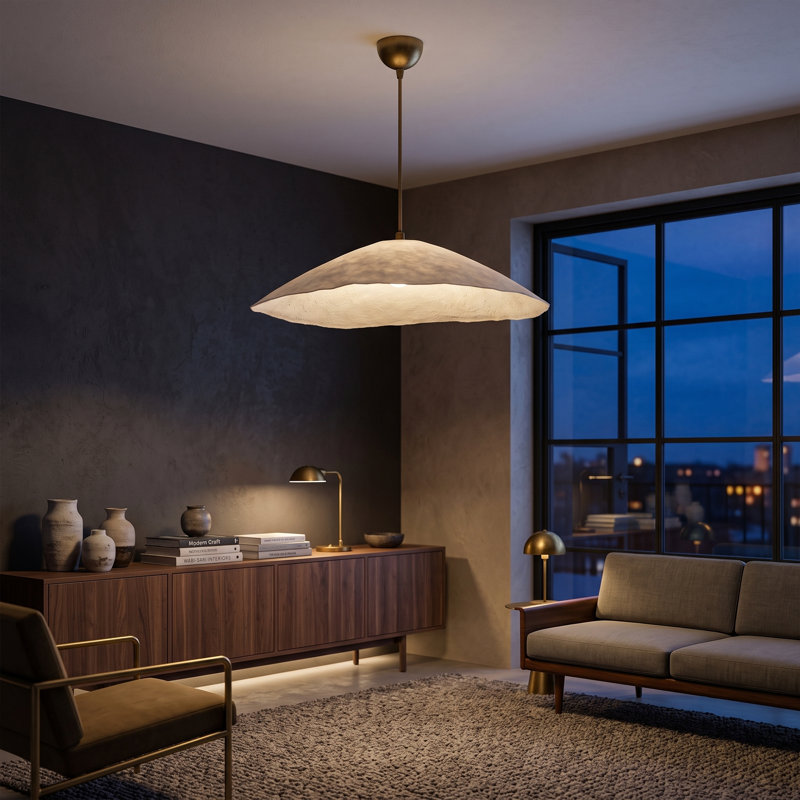Alistair Modern Round Single Dome Chandelier