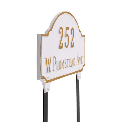 2-Line Lawn Address Sign