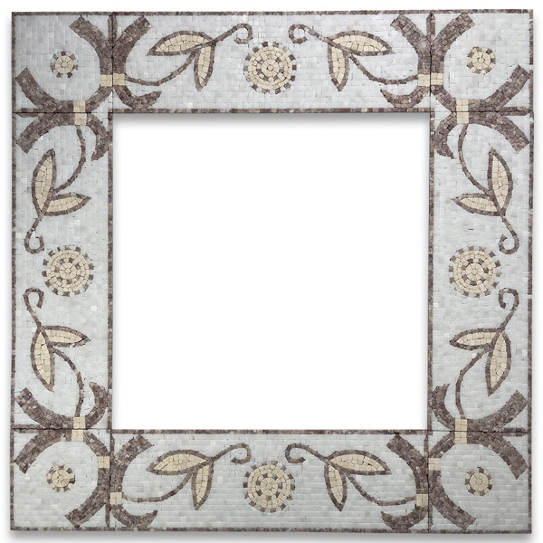 7" x 22" Marble Mosaic Sheet Wall Floor Use Tile
