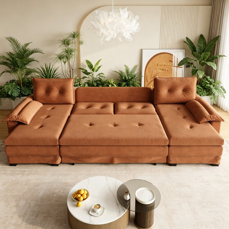 Canapés modulaires, Orange