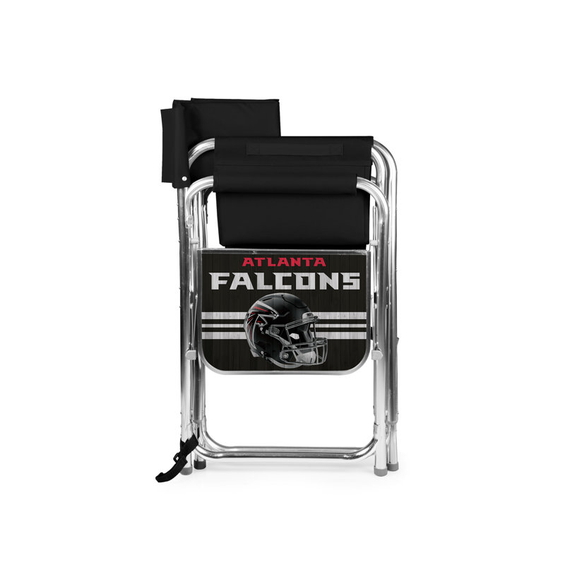 Folding Director Chair, Atlanta Falcons, Black