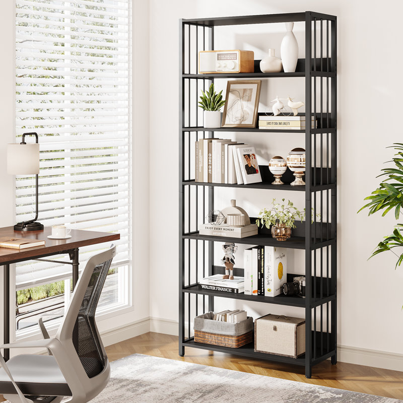 190cm H x 80cm W Metal Etagere Bookcase