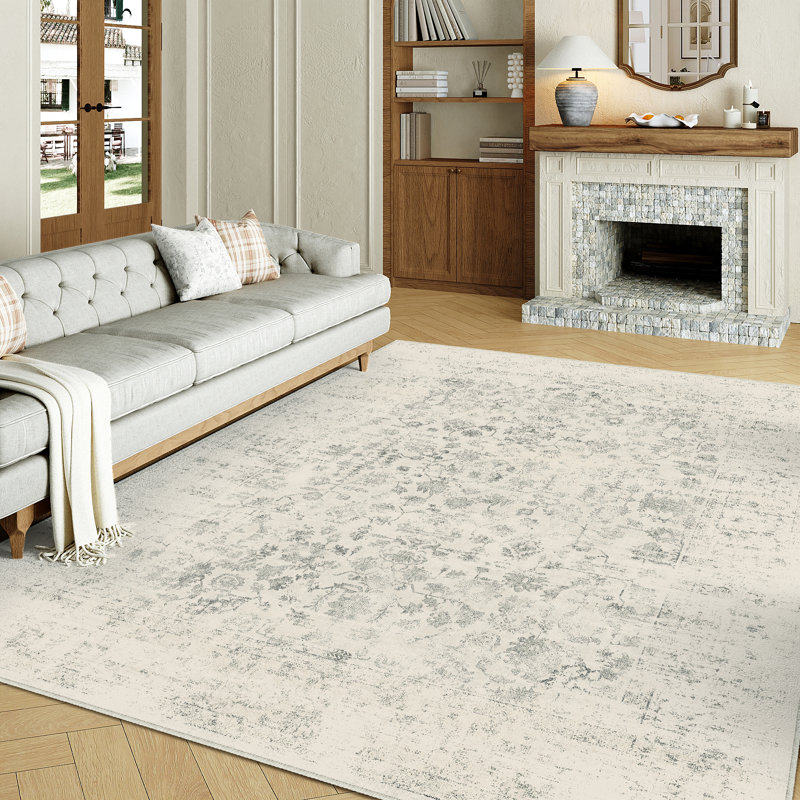 Tapis d'intérieur lavable à la machine avec envers antidérapant Yaie, Rectangle 9 pi x 12 pi