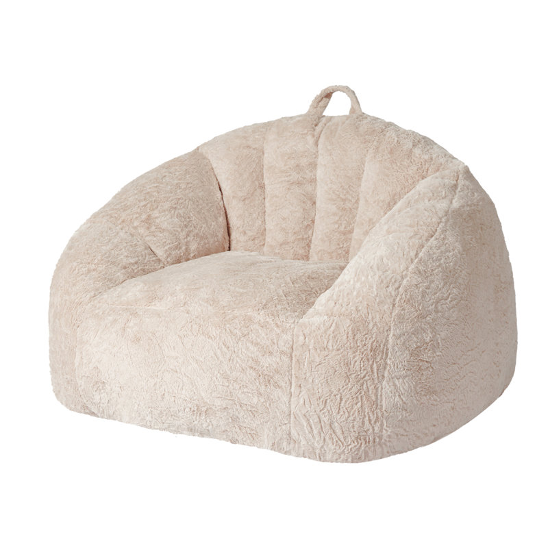 Fauteuil à billes ergonomique avec accoudoirs - Canapé de jeu en mousse viscoélastique de 47 po, support robuste de 400 lb, méridienne pour salon / chambre à coucher / dortoir