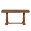 Ensemble de jardin Karoline en bois 7 pièces avec table extensible et 6 chaises rembourrées à dossier ovale
