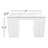 SlayStation Plus 2.0 Tabletop Vanity Desk with Clear Glass Top and 5 Drawer Units Bundle for Storage-2072055560