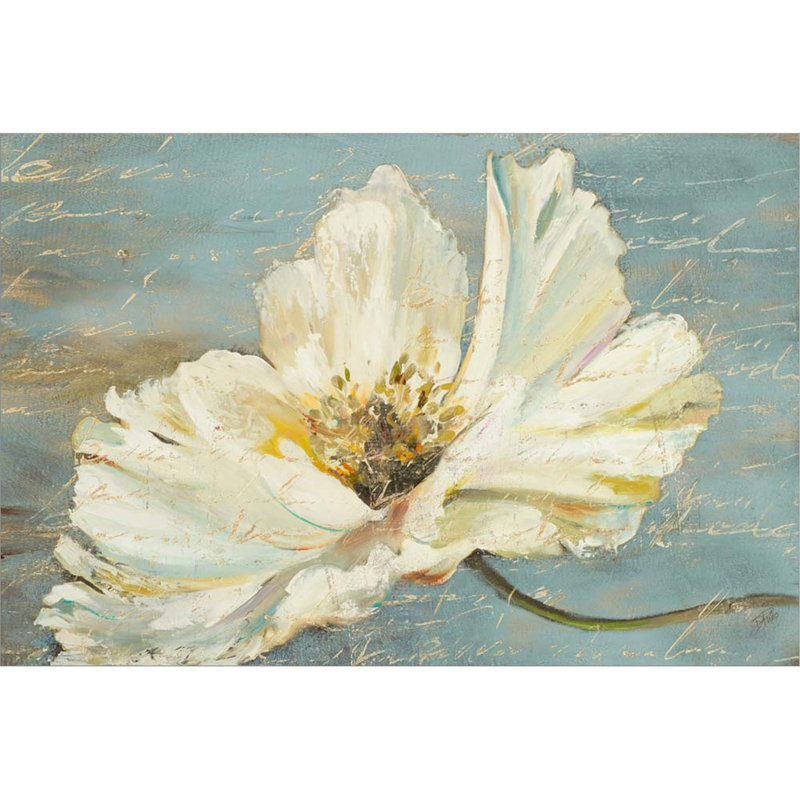 "White pivoine" par Patricia Pinto, art mural encadré