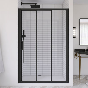 Porte de douche coulissante demi-cadre l 50-54 "x H 70"