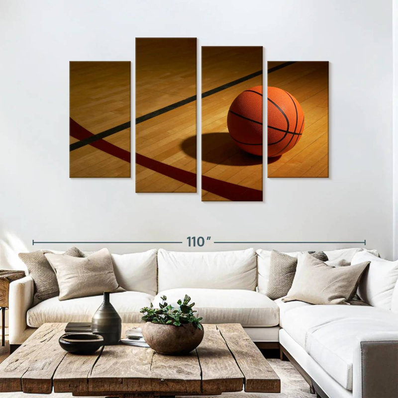 Ballon de basketball Sireci, H 54 po x l 84 po