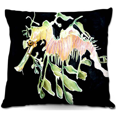  Couch Deep Sea Life Sea Dragon Square Pillow Cover & Insert