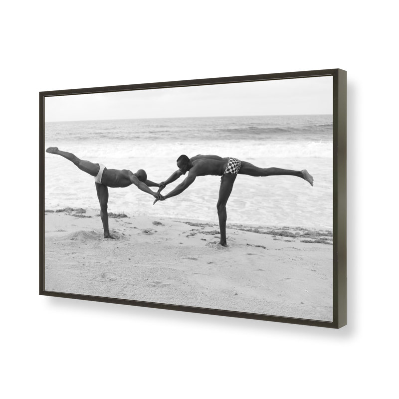 «Good Good Black Art Larking IV» par Stephane Gaboué | Édition murale limitée, reproduction de paysage avec cadre