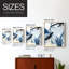 Indigo Swash I, reproduction encadrée - bois massif-764650229