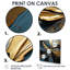 Abstrait abstrait vagues bleues - Décoration murale abstraite-194251551-194251548
