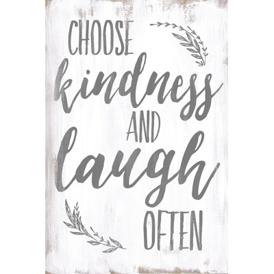 Choose Kindness - Wrapped Canvas Print