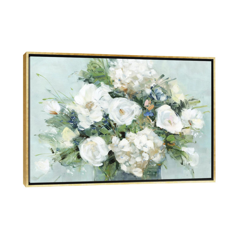 «Softly Spoken» par Sally Swatland - reproduction d'art, Gold Framed, Pas de tapis, H 18 po x l 26 po x P 1,5 po