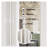 24" - 36"W detachable Paneled PVC/Vinyl Accordion Door