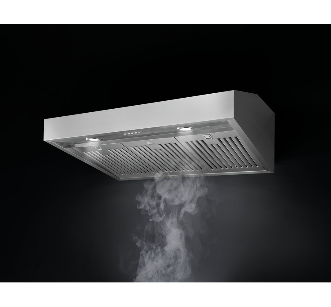 Forza 36" Stainless Steel 1200 CFM Ducted (Vented) Under Cabinet Range Hood with Baffle Filter Forza