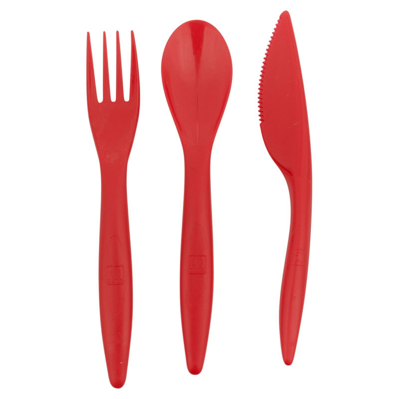 Farsund Piece Dinnerware Set, Red