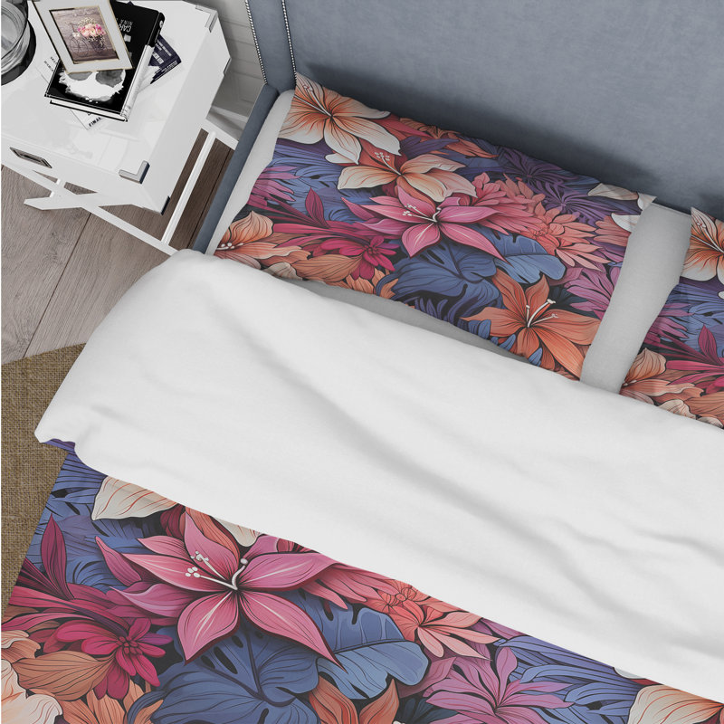 Literie Coral Mirage Ii, Housse de couette simple + 1 taie décorative stan