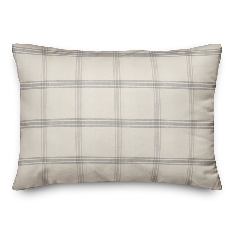 Plaid Throw Pillow