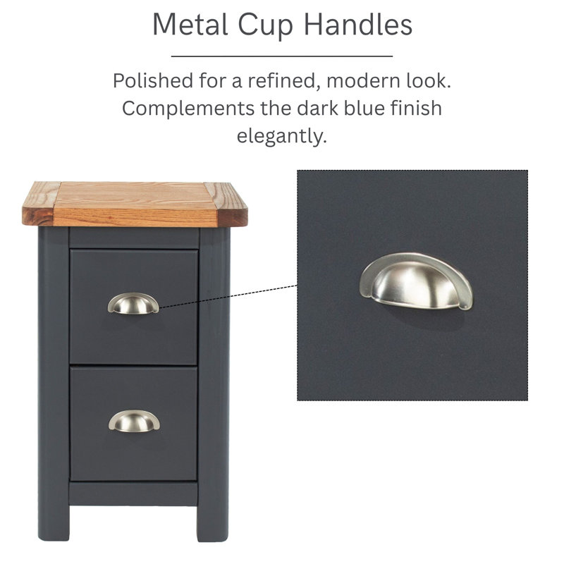 Set of 2 Dunkeld Petite 2-Drawer Bedside Cabinets