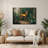 Wildlife Yellow backed Duiker Green Metal Wall Art