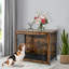 Woden Pet Crate with 2 Doors