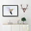 Flying Hummingbird Bird - Picture Frame Graphic Art Print-56712938-56712935