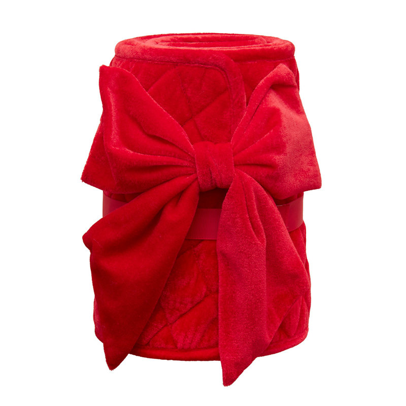 Kurt Adler 24" Red Bow Tree Collar