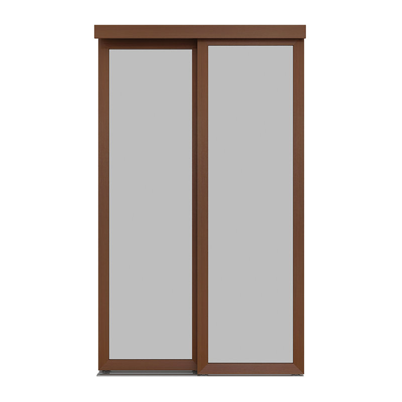 Portes de garde-robe coulissantes en verre, 60 po x 80,5 po