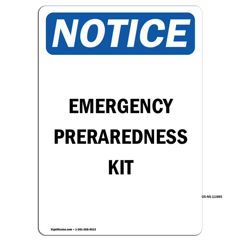 Enseigne de trousse d'urgence