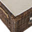 Coffre de rangement en osier 46 po Caden-24551557