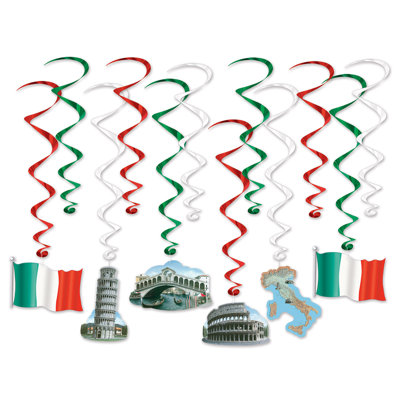 Italian Whirls - 17Â½"-30Â½" - Pack of 6